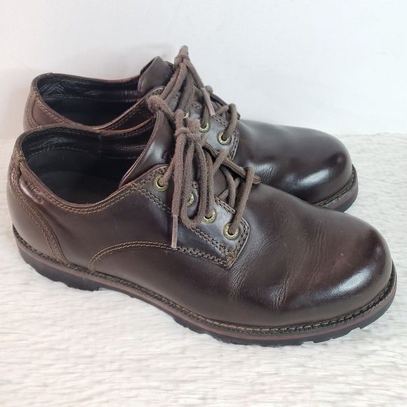 L.L. Bean Tek 2.5 Shoes Men\'s Sz 7 Brown Leather Oxford / Work Lace Up Low Top main image 11
